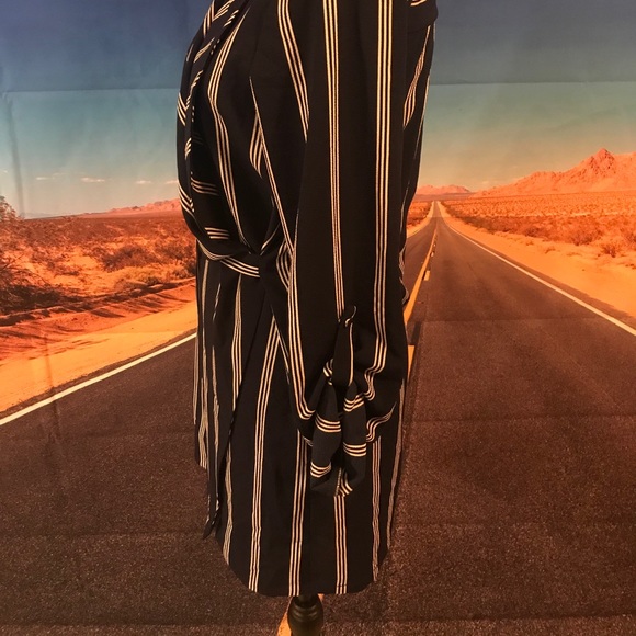 Navy striped jacket - Picture 6 of 16